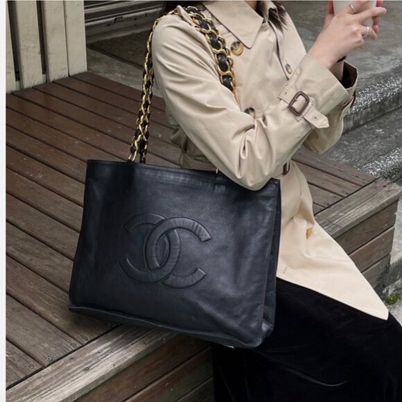 Chanel Large Timeless Shopping Shopper Tote Bag - Picture 1 of 17